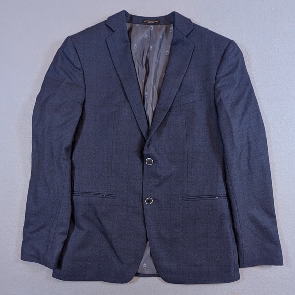 John Varvatos Other - John Varvatos Bedford Blazer Mens 40R Navy Blue Wool 2-Button Sport Coat‎